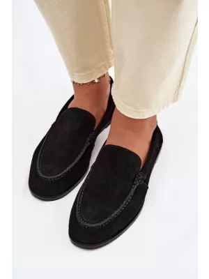 Дамски мокасини BIG STAR SHOES TT274209 ЧЕРЕН