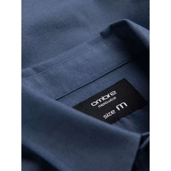  Мъжка риза OMBRE K695 ДЕНИМ 