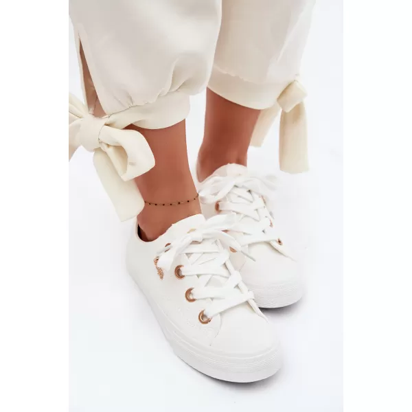  Дамски кецове LEE COOPER LCW-26-02-4068 БЯЛО 