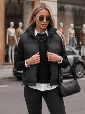 Дамски елек DSTREET TY5970 ЧЕРЕН