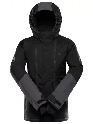 Детско ски яке ALPINE PRO DEARO 3 ЧЕРЕН