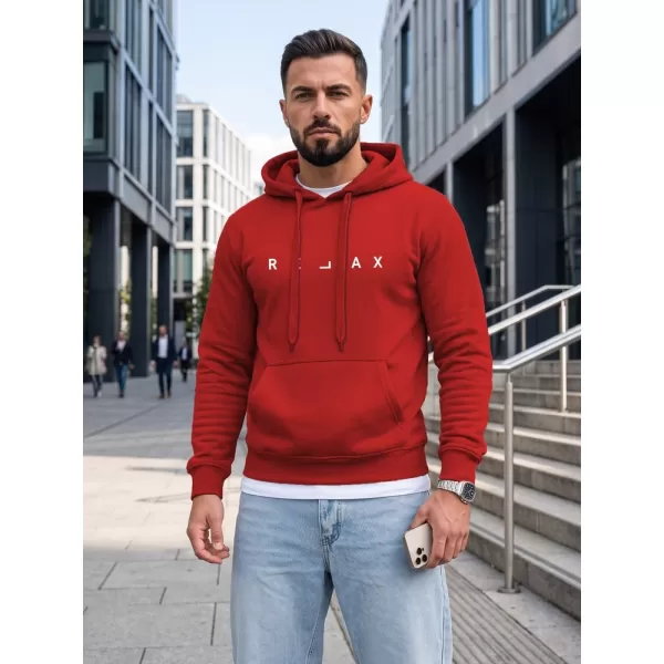  Мъжки суичър DSTREET NX0001BX-18-09 ЧЕРВЕНО 