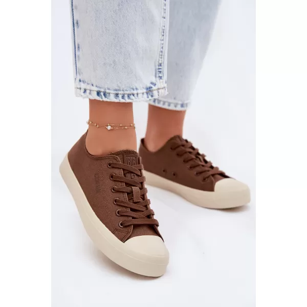  Дамски кецове BIG STAR SHOES TT274123 КАФЯВО/БЕЖОВО 
