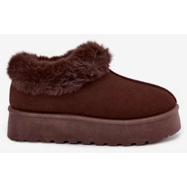 Дамски снежни човеци BIG STAR SHOES UU274203 КАФЯВИ/БЕЖОВИ СЕНКИ 