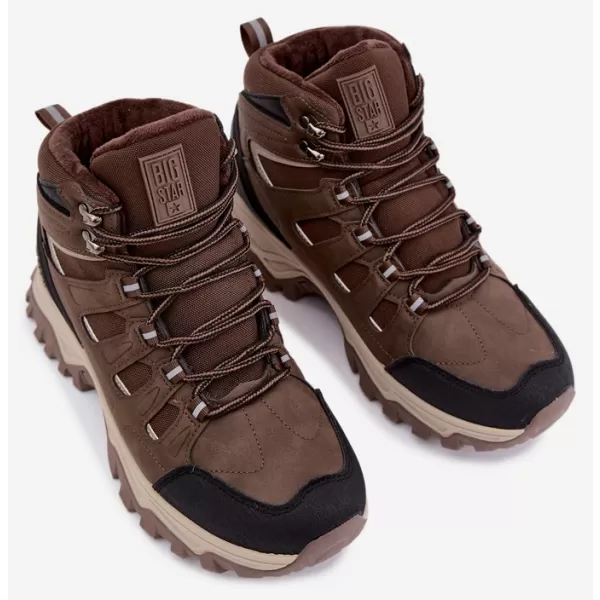  Мъжки обувки BIG STAR SHOES UU174316 КАФЯВИ/БЕЖОВИ СЕНКИ 