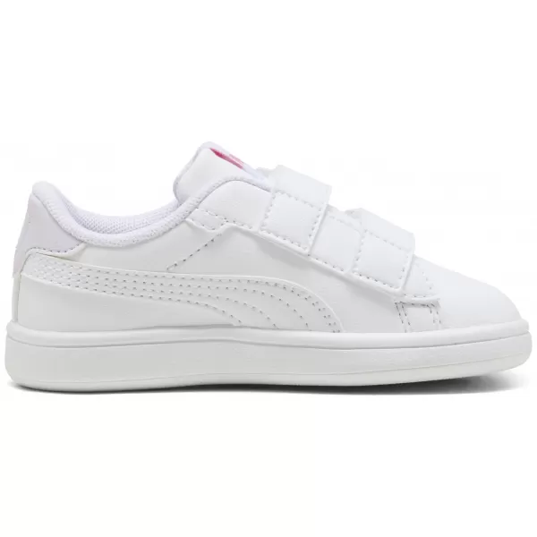  Детски кецове PUMA SMASH 3.0 BADGES V INF 397287-07 ПУМА БЯЛА/МАГИЧЕСКА РОЗА 