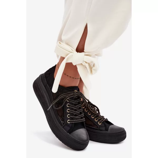  Дамски кецове LEE COOPER LCW-26-44-4479 ЧЕРЕН 
