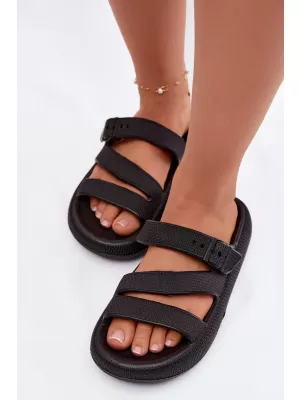 Дамски чехли BIG STAR SHOES TT274A037 ЧЕРЕН