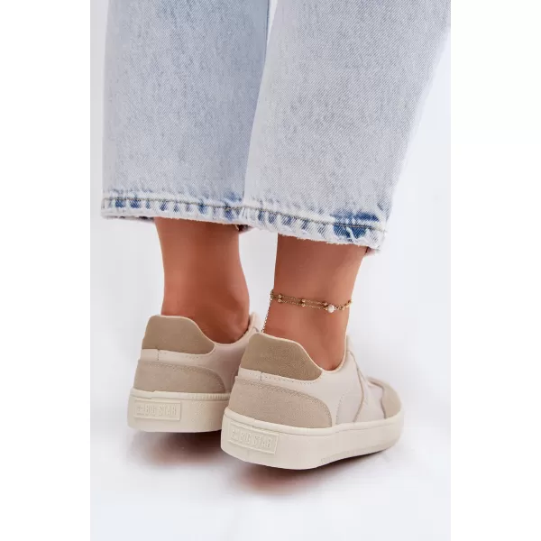  Дамски кецове BIG STAR SHOES TT274768 БЕЖОВО 