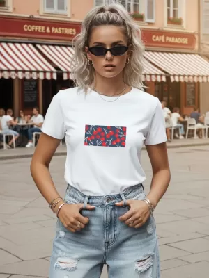Дамска тениска DSTREET NX8014RY-WH БЯЛО