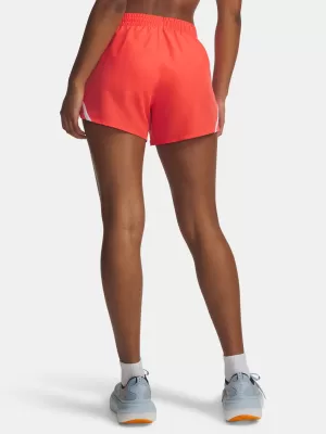 Дамски шорти UNDER ARMOUR UA FLY BY 3'' SHORTS 1382438-690 ЧЕРВЕНО