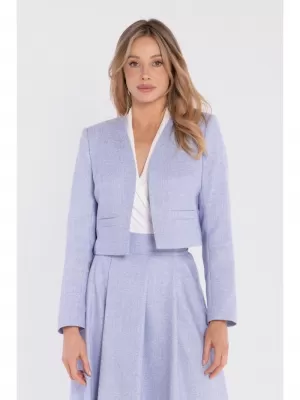 Дамско яке STYLOVE S429 СВЕТЛО СИНЬО
