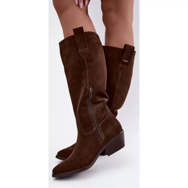  Дамски боти BIG STAR SHOES UU274519 ШОКОЛАД 
