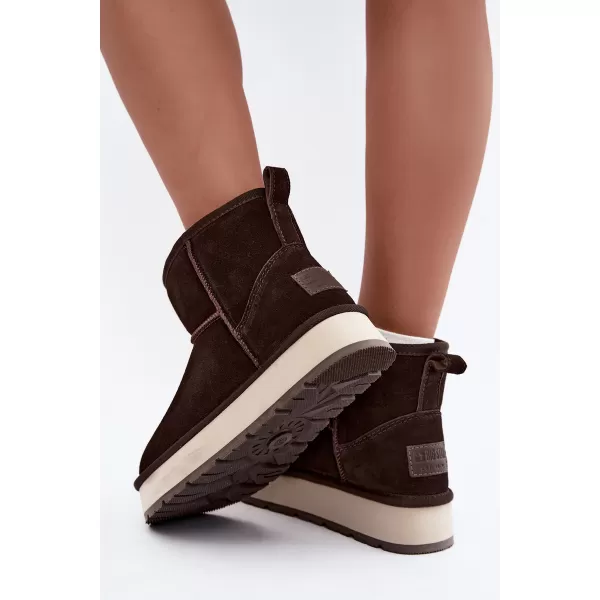  Дамски обувки BIG STAR SHOES UU274693 КАФЯВО/БЕЖОВО 