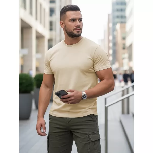  Мъжка тениска DSTREET RX5676 БЕЖОВО 
