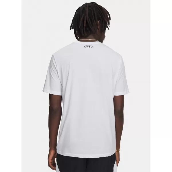  Мъжка тениска UNDER ARMOUR M OVAL WM SS 6011075-100 БЯЛО 