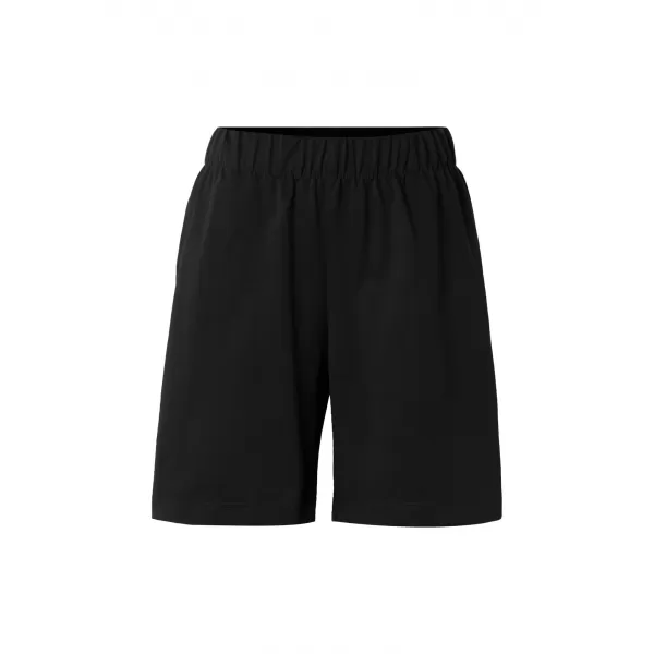  Дамски шорти URBAN CLASSICS TB8180 ЧЕРЕН 