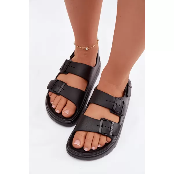  Дамски сандали BIG STAR SHOES TT274A031 ЧЕРЕН 