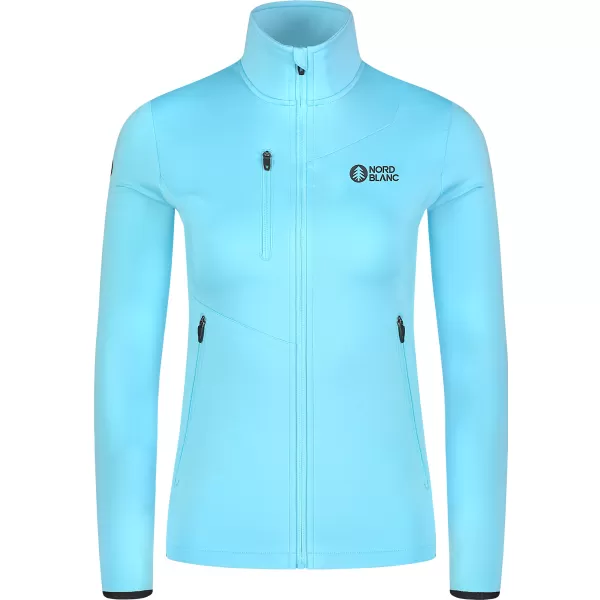 Дамски суичър powerfleece NORDBLANC CRISP NBSFL8338 СВЕТЛО СИНЬО 