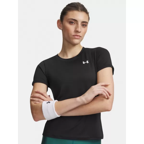 Дамска тениска UNDER ARMOUR TECH MESH SS 6009990-001 ЧЕРЕН 