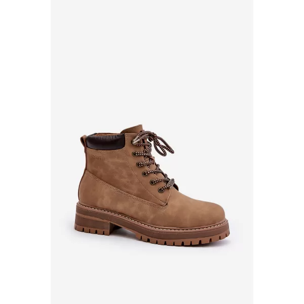  Дамски боти BIG STAR SHOES OO274A289 КАФЯВО/БЕЖОВО 