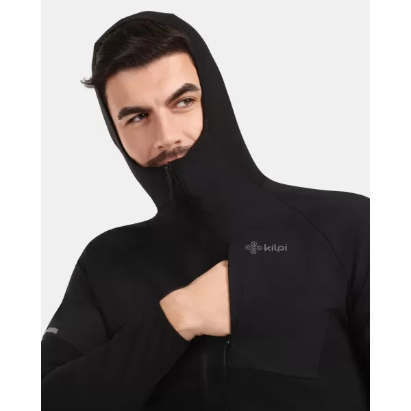  Мъжки поларен суичър KILPI NASHVILLE-M 1M0201KI ЧЕРЕН 