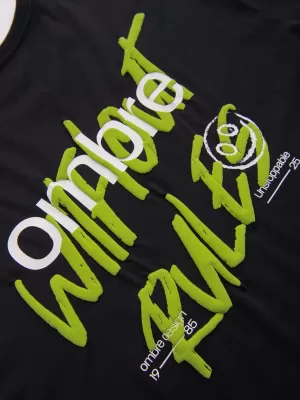 Мъжка тениска OMBRE OM-TSPT-0284 ЧЕРЕН