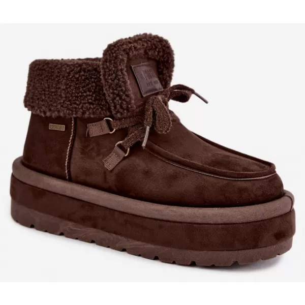  Дамски обувки BIG STAR SHOES UU274214 КАФЯВИ/БЕЖОВИ СЕНКИ 