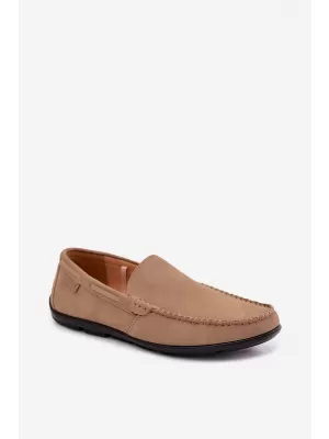 Мъжки мокасини BIG STAR SHOES TT174201 БЕЖОВО