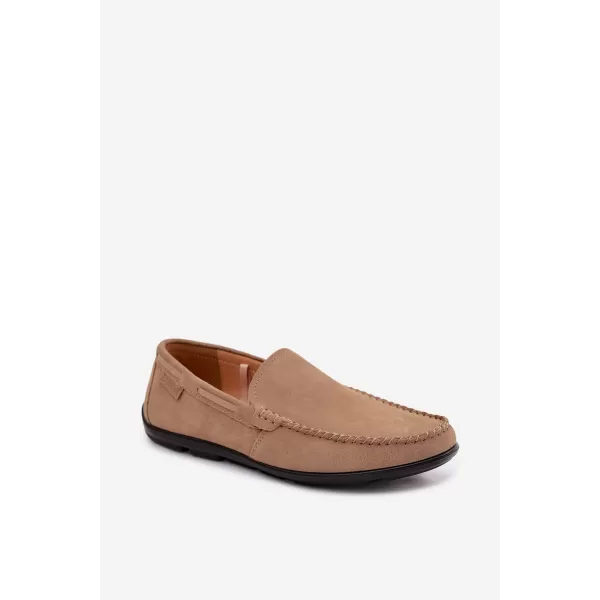  Мъжки мокасини BIG STAR SHOES TT174201 БЕЖОВО 