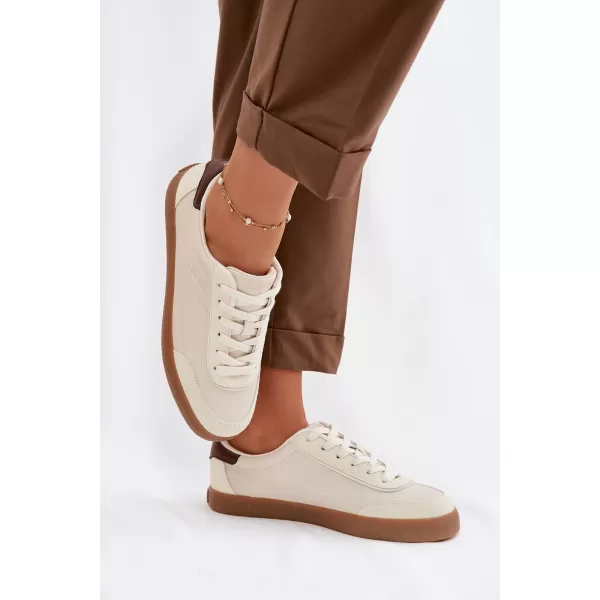  Дамски кецове BIG STAR SHOES TT274311 БЕЖОВО 