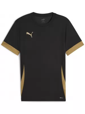 Мъжка спортна тениска PUMA TEAMGOAL MATCHDAY JERSEY 70574728 PUMA BLACK/PUMA GOLD/MATTE GOLD