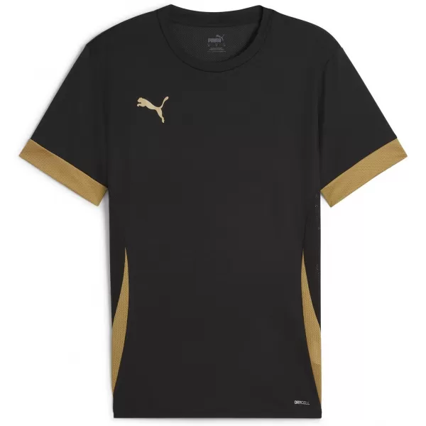  Мъжка спортна тениска PUMA TEAMGOAL MATCHDAY JERSEY 70574728 PUMA BLACK/PUMA GOLD/MATTE GOLD 