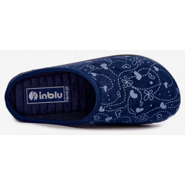  Дамски чехли INBLU ET000041 МАСЛИНА 
