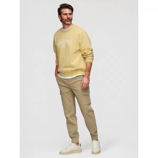  Мъжки панталон OMBRE OM-PAJO-0290 КАКИ 