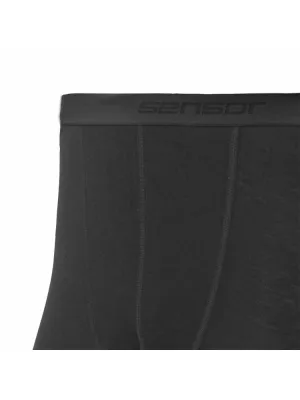 Мъжко термобельо SENSOR MERINO ACTIVE spodky ЧЕРЕН