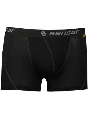 Мъжки боксерки SENSOR MERINO ACTIVE ЧЕРЕН
