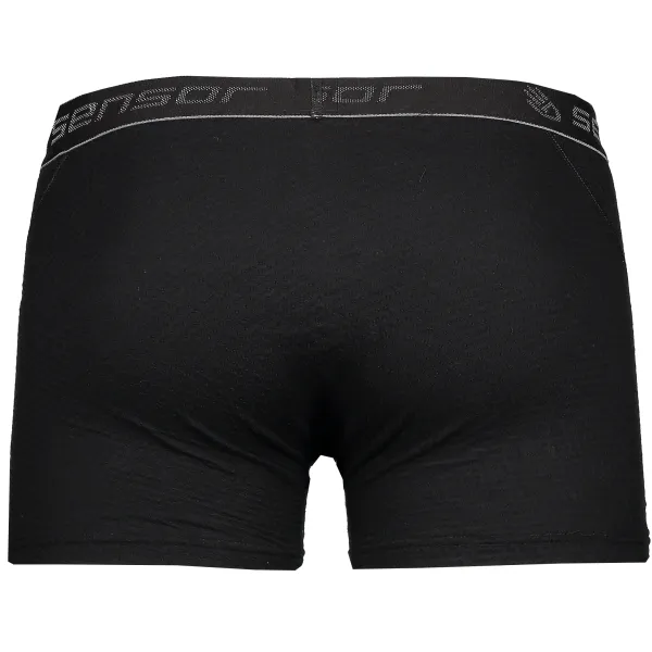  Мъжки боксерки SENSOR Double Face Merino Wool ЧЕРНА 