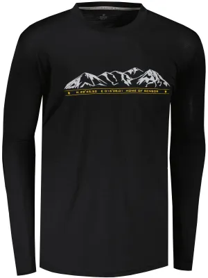 Мъжко термобельо SENSOR MERINO ACTIVE PT MOUNTAINS dl. rukáv 15200015-00 ЧЕРЕН