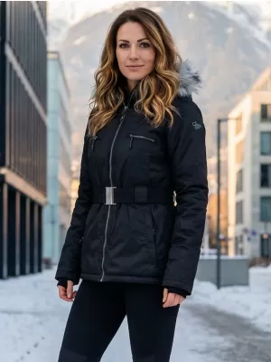 Дамско зимно яке ALPINE PRO DOSOJINA LJCK202 ЧЕРНО