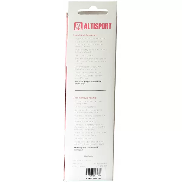  Извита пила за маникюр ALTISPORT G-PLUS ЧЕРЕН 