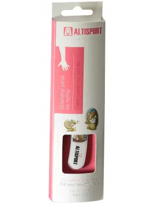 Извита пила за маникюр ALTISPORT BABY БЯЛО