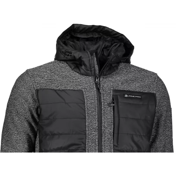  Мъжко яке за софтуер ALPINE PRO NISIF 2 MJCM282 ЧЕРНО 