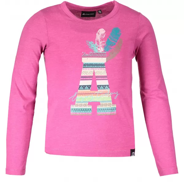  T -shirt ALPINE PRO CASHO KTSM165 РОЗОВО 