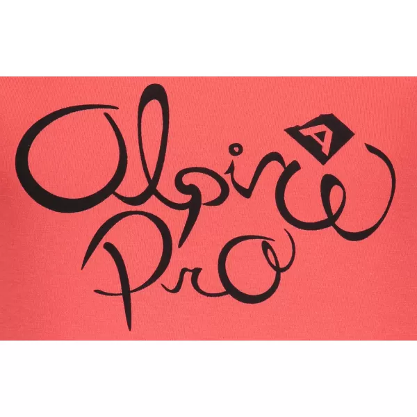  Риза на момичето ALPINE PRO SHAGO KTSM171 ЧЕРВЕНО 