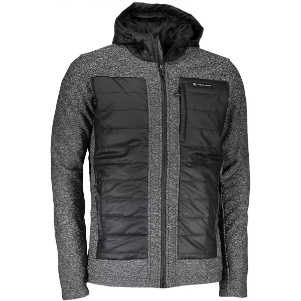  Мъжко яке за софтуер ALPINE PRO NISIF 2 MJCM282 ЧЕРНО 