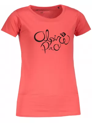 Риза на момичето ALPINE PRO SHAGO KTSM171 ЧЕРВЕНО
