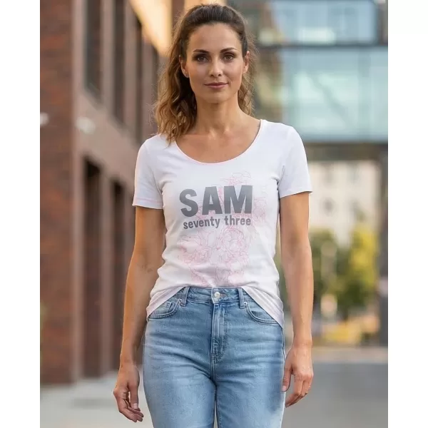  Дамска тениска SAM 73 JAMINA 2 LTSL360 БЯЛ 