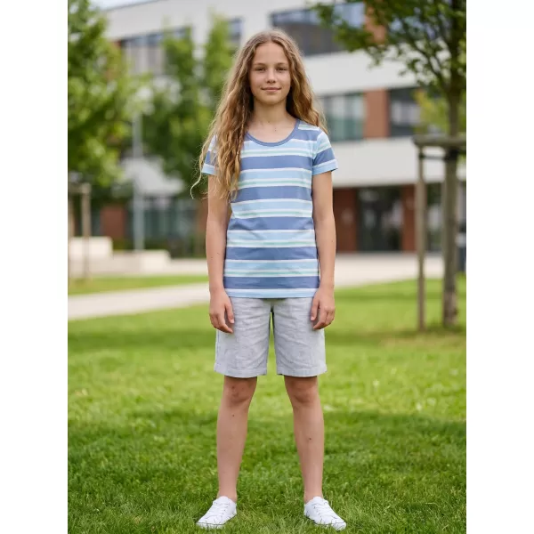  T -shirt SAM 73 DARIANO KTSN184 СВЕТЛО СИНЬО 