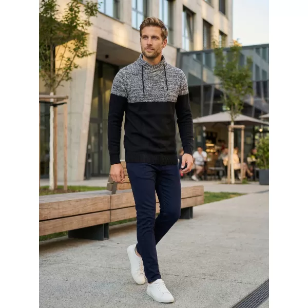  Мъжки пуловер ALTISPORT HIEUX MPLP076 ЧЕРЕН 
